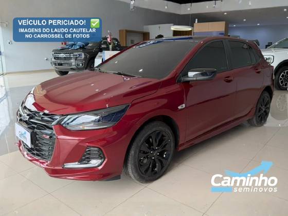 CHEVROLET ONIX 1.0 TURBO FLEX RS AUTOMÁTICO CHEVROLET ONIX 1.0 TURBO FLEX RS AUTOMÁTICO